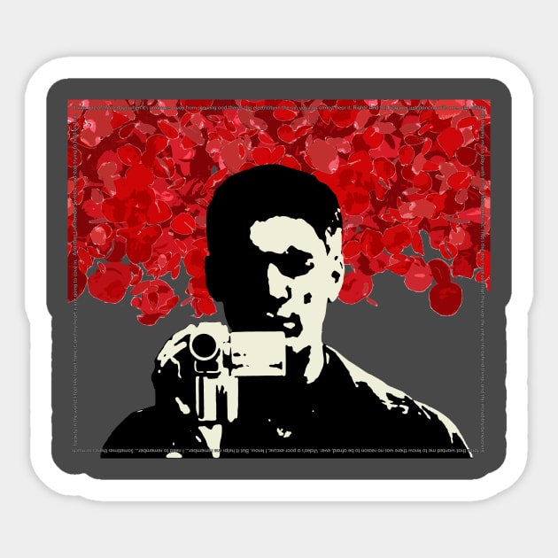 American Beauty (W/Quote) Sticker by MrGekko